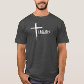 Ik geloof - Romeinen 10:9-10 T-Shirt (Voorkant)