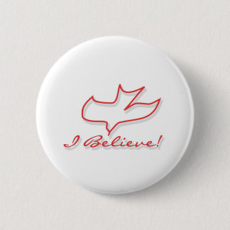 Ik geloof ronde button 5,7 cm
