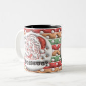 Ik geloof Santa Mok - 3D puffy stijl (Voorkant links)