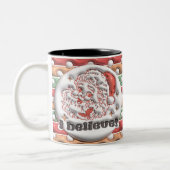 Ik geloof Santa Mok - 3D puffy stijl (Links)