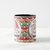 Ik geloof Santa Mok - 3D puffy stijl (Center)