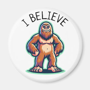 Ik geloof Sasquatch Bigfoot Magneet