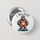 Ik geloof Sasquatch Bigfoot Ronde Button 5,7 Cm (Voorkant /achterkant)