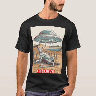 Ik geloof Sphynx kattenontvoering  Perfect Voor Ka T-shirt