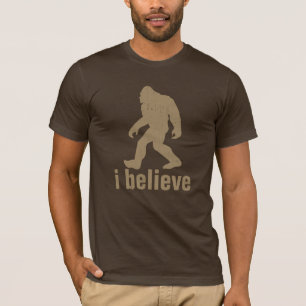 Ik geloof - tan Silhouette (gedesstraft) T-shirt