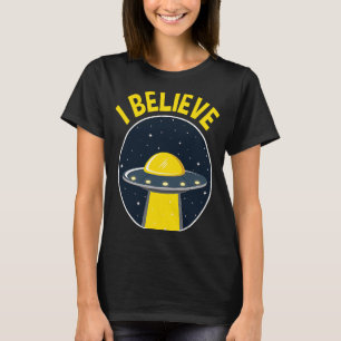 Ik geloof ufo buitenaardse jager 2020 gebied 51 t-shirt