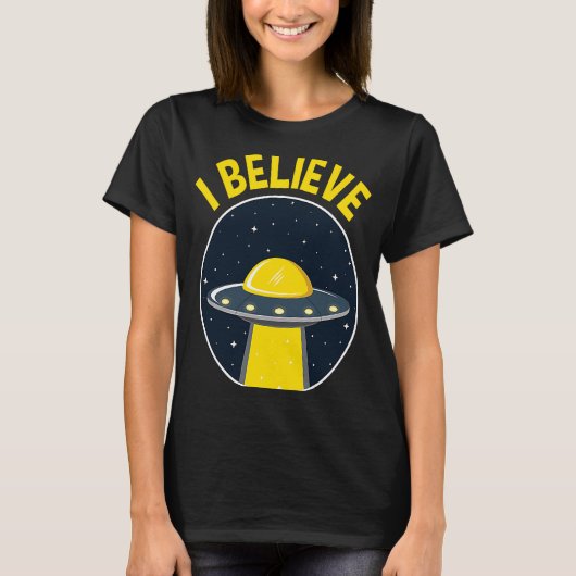 Ik geloof ufo buitenaardse jager 2020 gebied 51 t-shirt (Voorkant)