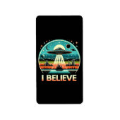 Ik geloof - UFO Etiket (Voorkant)