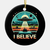 Ik geloof - UFO Keramisch Ornament (Voorkant)