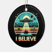 Ik geloof - UFO Keramisch Ornament (Links)