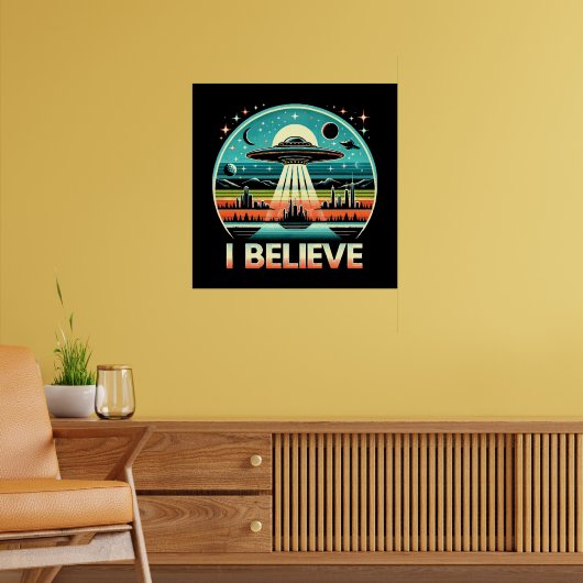 Ik geloof - UFO Poster (Woonkamer 2)