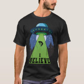 Ik geloof ufo vliegende schotels buitenaardse ufol t-shirt (Voorkant)