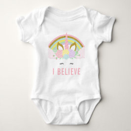 Ik geloof Unicorn Baby Romper