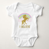 Ik geloof Unicorn Baby Romper (Voorkant)