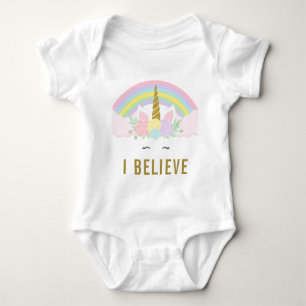 Ik geloof Unicorn Baby Romper