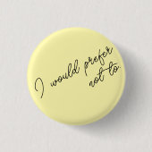 Ik Geloof Van Niet Ronde Button 3,2 Cm (Voorkant)