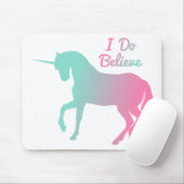 Ik geloof wel in Unicorns Muismat (Met muis)