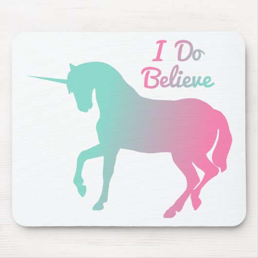 Ik geloof wel in Unicorns Muismat (Voorkant)