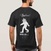 "Ik geloof" witte logo T-shirt (Achterkant)