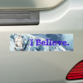 Ik geloof Yeti Bumpersticker (Op auto)