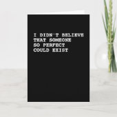 Ik geloofde niet dat iemand zo perfect kon bestaan kaart (Voorkant)