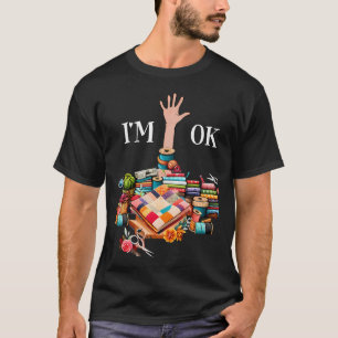 IK Genaai Borduurwerk Voor Vrouwen Breien Quilters T-shirt