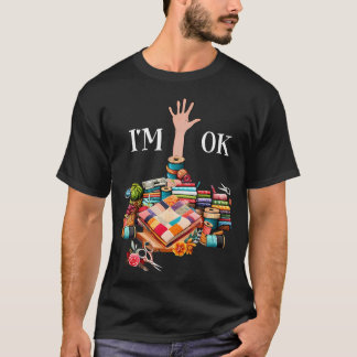 IK Genaai Borduurwerk Voor Vrouwen Breien Quilters T-shirt