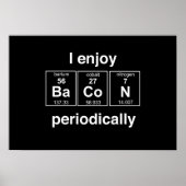 Ik geniet regelmatig van Bacon Poster (Voorkant)