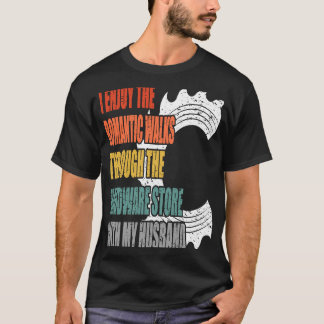 Ik geniet van de Romantische wandeling door de har T-shirt