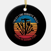 Ik geniet van lange Romantische looptijden door de Keramisch Ornament (Voorkant)