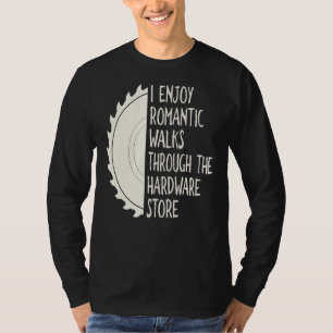 Ik geniet van lange Romantische looptijden door de T-shirt