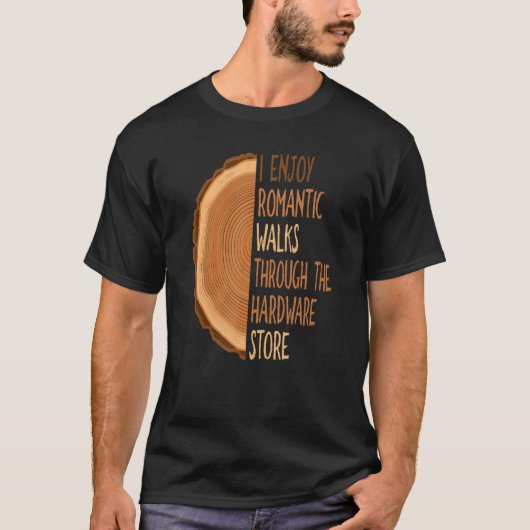 Ik geniet van lange Romantische looptijden door de T-shirt (Voorkant)