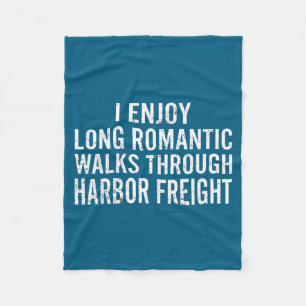 Ik geniet van lange romantische wandelingen door h fleece deken