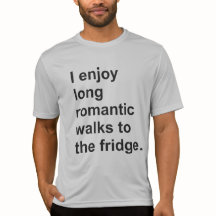 Ik geniet van lange romantische wandelingen naar d
