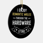 Ik geniet van romantische wandelingen door de hard keramisch ornament (Rechts)