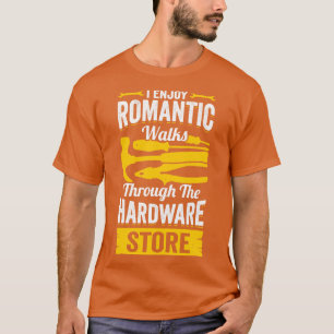 Ik geniet van romantische wandelingen door de hard t-shirt