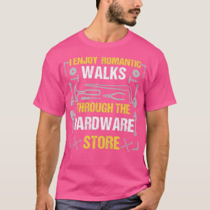 Ik geniet van romantische wandelingen door de hard t-shirt