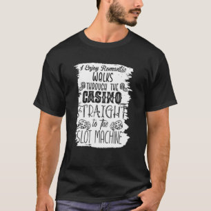Ik geniet van Romantische wandelingen door het cas T-shirt