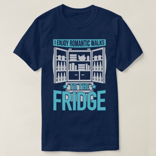 Ik geniet van romantische wandelingen naar de koel t-shirt (Design voorkant)