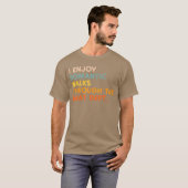 Ik geniet van Romc-wandelingen Vleesafdeling Grapp T-shirt (Voorkant volledig)