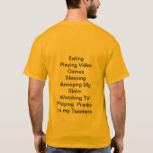 Ik geniet van. t-shirt (Achterkant)