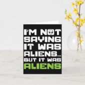 Ik Gezegde niet dat het aliens waren, maar het war Kaart (Gele Bloem)