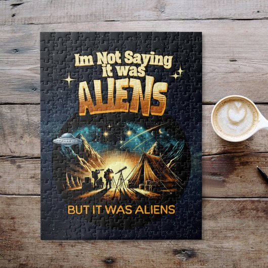 Ik Gezegde niet dat het aliens waren, maar het war Legpuzzel