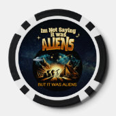 Ik Gezegde niet dat het aliens waren, maar het war Poker Chips (Achterkant)