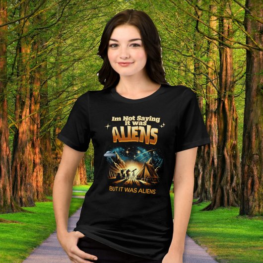 Ik Gezegde niet dat het aliens waren, maar het war Tri-Blend Shirt