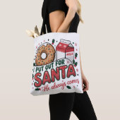 Ik ging eropuit voor Sinterklaas Grappig Kerstfees Tote Bag (Dichtbij)