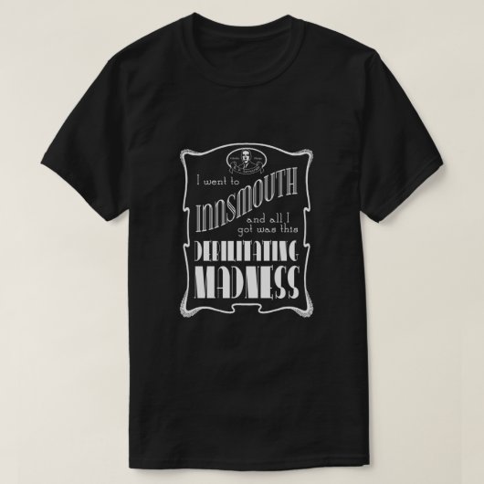Ik ging essentieel insinueren t-shirt (Design voorkant)