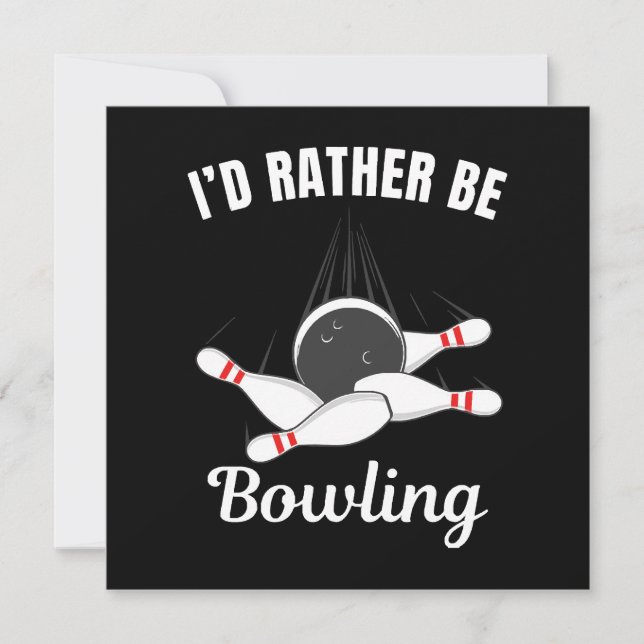 Ik ging liever bowlen (Voorkant)