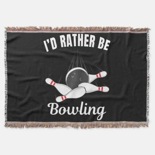 Ik ging liever bowlen deken (Voorkant)