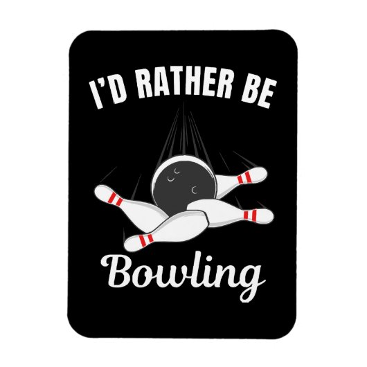 Ik ging liever bowlen magneet (Verticaal)